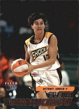 2001 Ultra WNBA #101 Elena Tornikidou Front