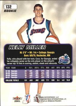 2001 Ultra WNBA #132 Kelly Miller Back