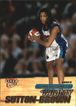 2001 Ultra WNBA #134 Tammy Sutton-Brown Front