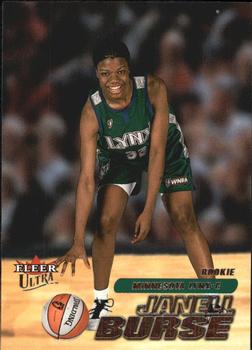 2001 Ultra WNBA #136 Janell Burse Front