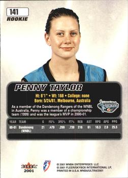 2001 Ultra WNBA #141 Penny Taylor Back