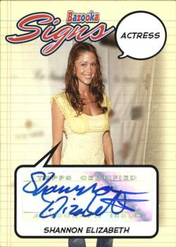 2005-06 Bazooka - Signs #BS-SE Shannon Elizabeth Front