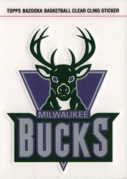 2005-06 Bazooka - Window Clings #NNO Milwaukee Bucks Front