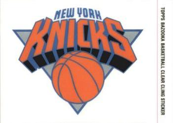 2005-06 Bazooka - Window Clings #NNO New York Knicks Front