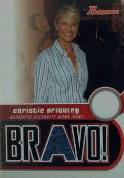 2005-06 Bowman - Bravo Relics #BV-CB Christie Brinkley Front