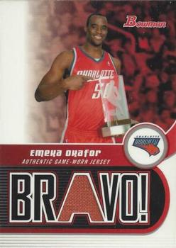 2005-06 Bowman - Bravo Relics #BV-EO Emeka Okafor Front