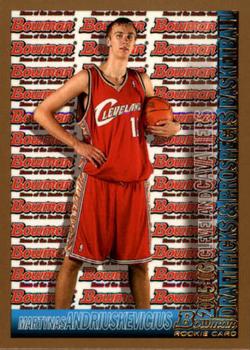 2005-06 Bowman - Chrome #131 Martynas Andriuskevicius Front