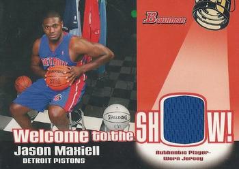 2005-06 Bowman - Welcome to the Show Relics #WSR-JM Jason Maxiell Front