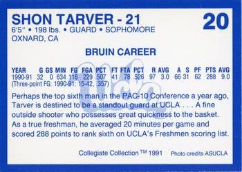 1991-92 Collegiate Collection UCLA #20 Shon Tarver Back