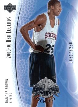 2000-01 Upper Deck Legends #96 Damone Brown Front