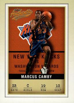 2001-02 Fleer Authentix #19 Marcus Camby Front