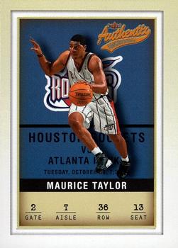 2001-02 Fleer Authentix #36 Maurice Taylor Front