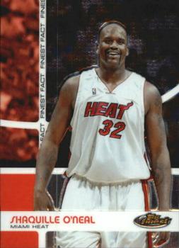 2005-06 Finest - Finest Fact #FF21 Shaquille O'Neal Front