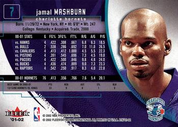 2001-02 E-X #7 Jamal Mashburn Back
