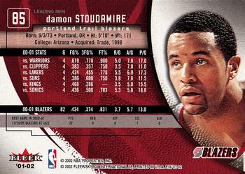 2001-02 E-X #85 Damon Stoudamire Back