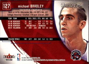 2001-02 E-X #127 Michael Bradley Back