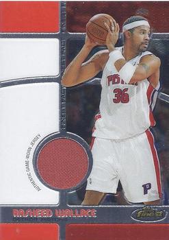 2005-06 Finest - Fact Relics #FFR-RW Rasheed Wallace Front