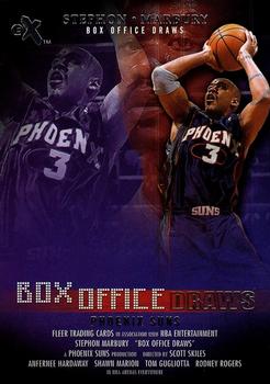 2001-02 E-X - Box Office Draws #BD 5 Stephon Marbury Front