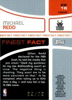 2005-06 Finest - Fact X-Fractors #FF16 Michael Redd Back