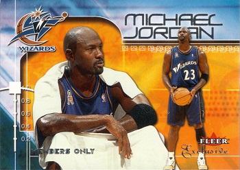 2001-02 Fleer Exclusive #109 Michael Jordan Front