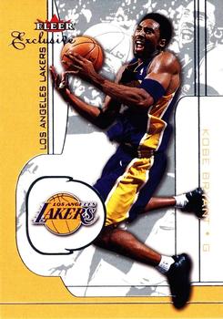 2001-02 Fleer Exclusive #4 Kobe Bryant Front