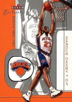 2001-02 Fleer Exclusive #10 Marcus Camby Front