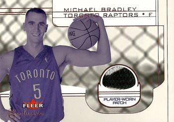 2001-02 Fleer Exclusive #134 Michael Bradley Front
