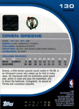 2005-06 Finest - Refractors Red #130 Orien Greene Back