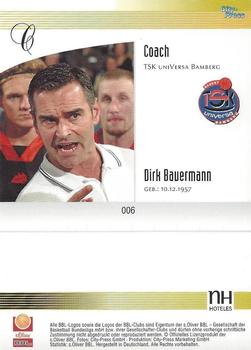 2003 City-Press BBL Playercards #6 Dirk Bauermann Back