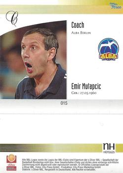 2003 City-Press BBL Playercards #15 Emir Mutapcic Back