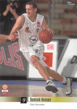 2003 City-Press BBL Playercards #61 Dominik Hennen Front
