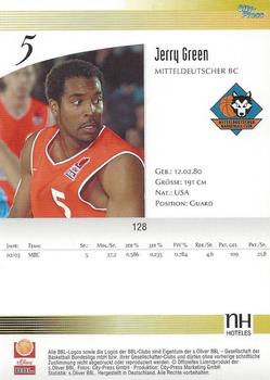 2003 City-Press BBL Playercards #128 Jerry Green Back