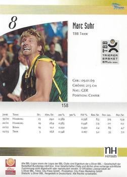 2003 City-Press BBL Playercards #158 Marc Suhr Back