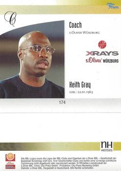 2003 City-Press BBL Playercards #174 Keith Gray Back