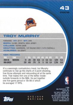 2005-06 Finest - X-Fractors #43 Troy Murphy Back