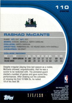 2005-06 Finest - X-Fractors #110 Rashad McCants Back