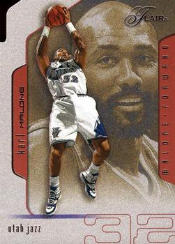 2001-02 Flair #32 Karl Malone Front