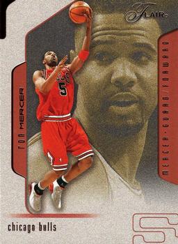 2001-02 Flair #62 Ron Mercer Front