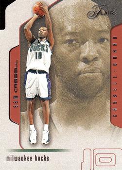 2001-02 Flair #71 Sam Cassell Front