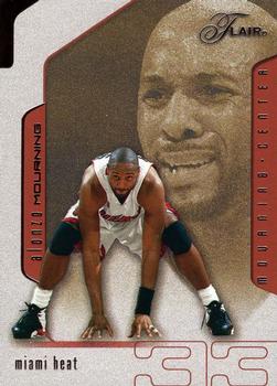 2001-02 Flair #87 Alonzo Mourning Front