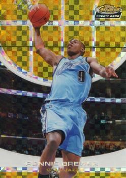 2005-06 Finest - X-Fractors Gold #153 Ronnie Brewer Front