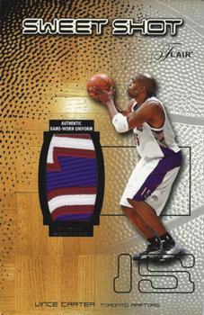 2001-02 Flair - Sweet Shots #NNO Vince Carter Front