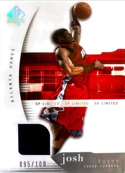 2005-06 SP Authentic - Limited Warm Ups #3 Josh Smith Front