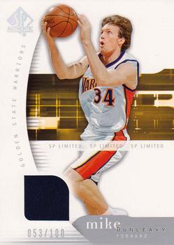 2005-06 SP Authentic - Limited Warm Ups #27 Mike Dunleavy Front