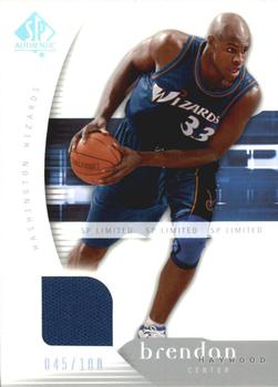 2005-06 SP Authentic - Limited Warm Ups #90 Brendan Haywood Front