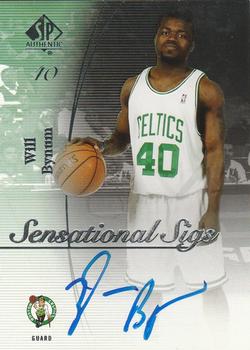 2005-06 SP Authentic - Sensational Sigs #SS-WB Will Bynum Front