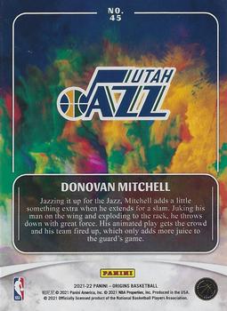2021-22 Panini Origins #45 Donovan Mitchell Back