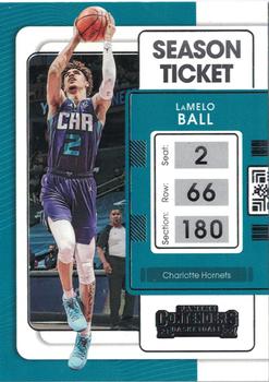 2021-22 Panini Contenders #6 LaMelo Ball Front