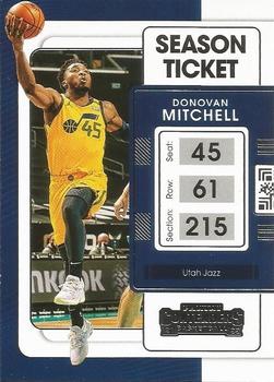 2021-22 Panini Contenders #41 Donovan Mitchell Front