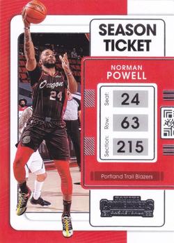 2021-22 Panini Contenders #49 Norman Powell Front